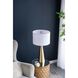 Cone 28.5 inch 40.00 watt Gold/White Table Lamp Portable Light
