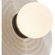 Dahlia LED 6 inch Urban Bronze Bath Vanity Light Wall Light in Urban Bronze and Alabaster