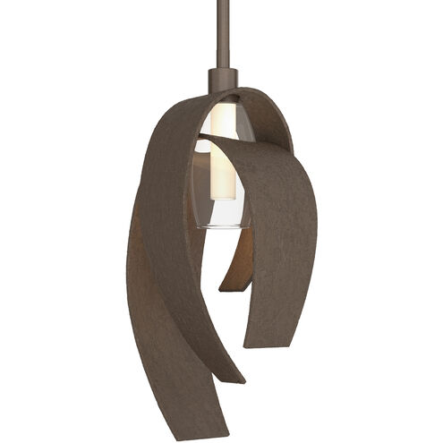 Corona 1 Light 7 inch Ink Mini Pendant Ceiling Light, Large