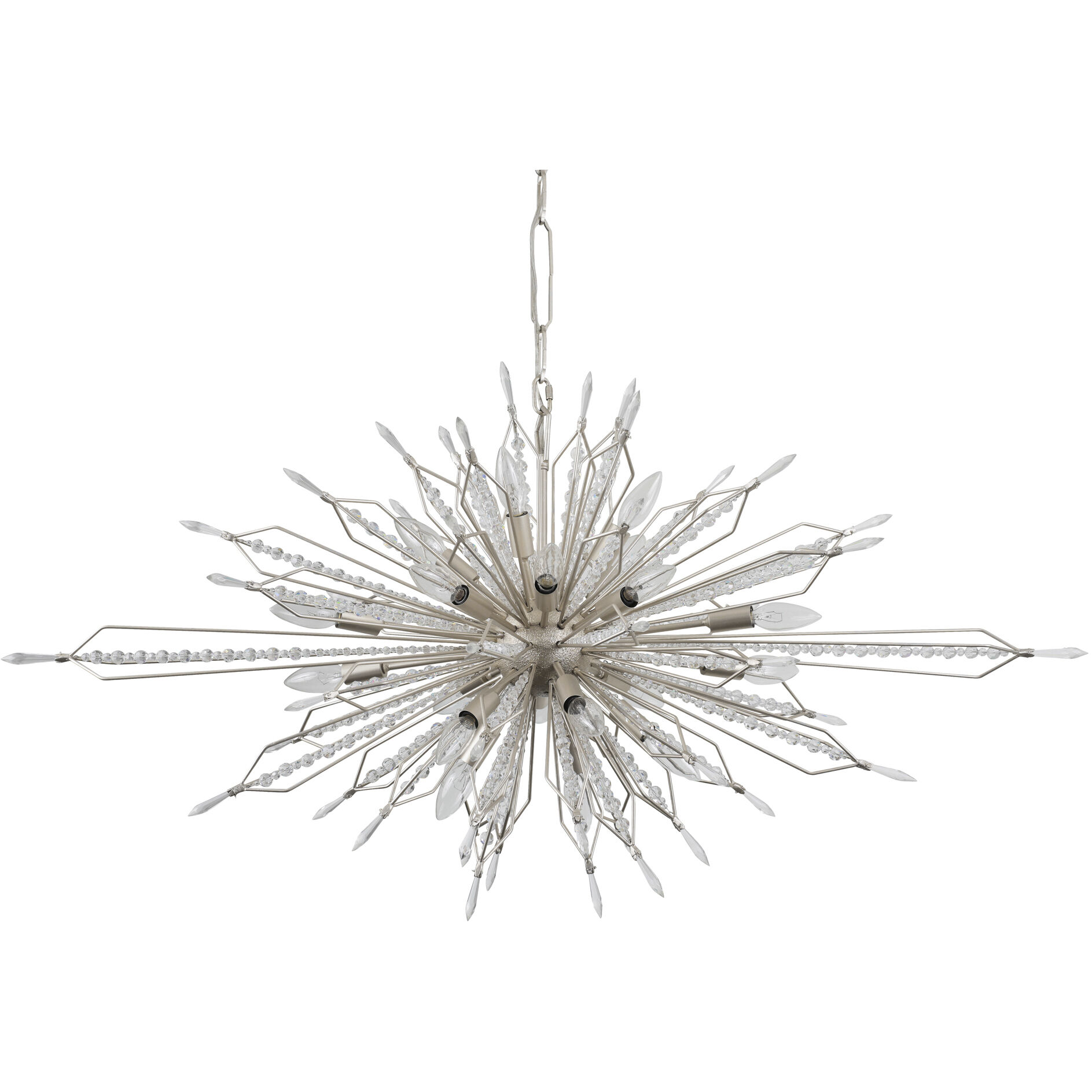 Orbital 20 Light 48 inch Gold Dust Linear Pendant Ceiling Light