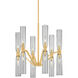 Harpswell 12 Light 25 inch Aged Brass Chandelier Ceiling Light