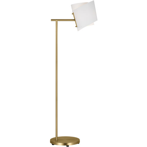 ED Ellen DeGeneres Paerero 56.75 inch 9 watt Burnished Brass Task Floor Lamp Portable Light