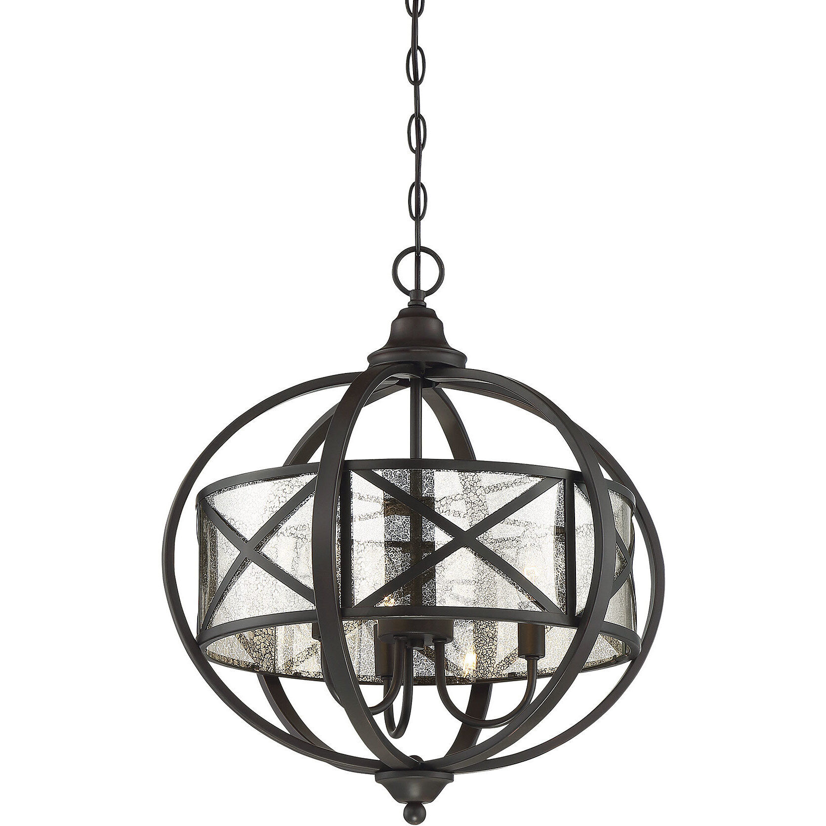 Holland 3 Light 19 inch English Bronze Pendant Ceiling Light