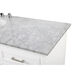 Americana 60 X 22 X 35 inch White Vanity Sink Set