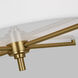 C&M by Chapman & Myers Perno 2 Light 15 inch Burnished Brass Semi-Flush Mount Ceiling Light