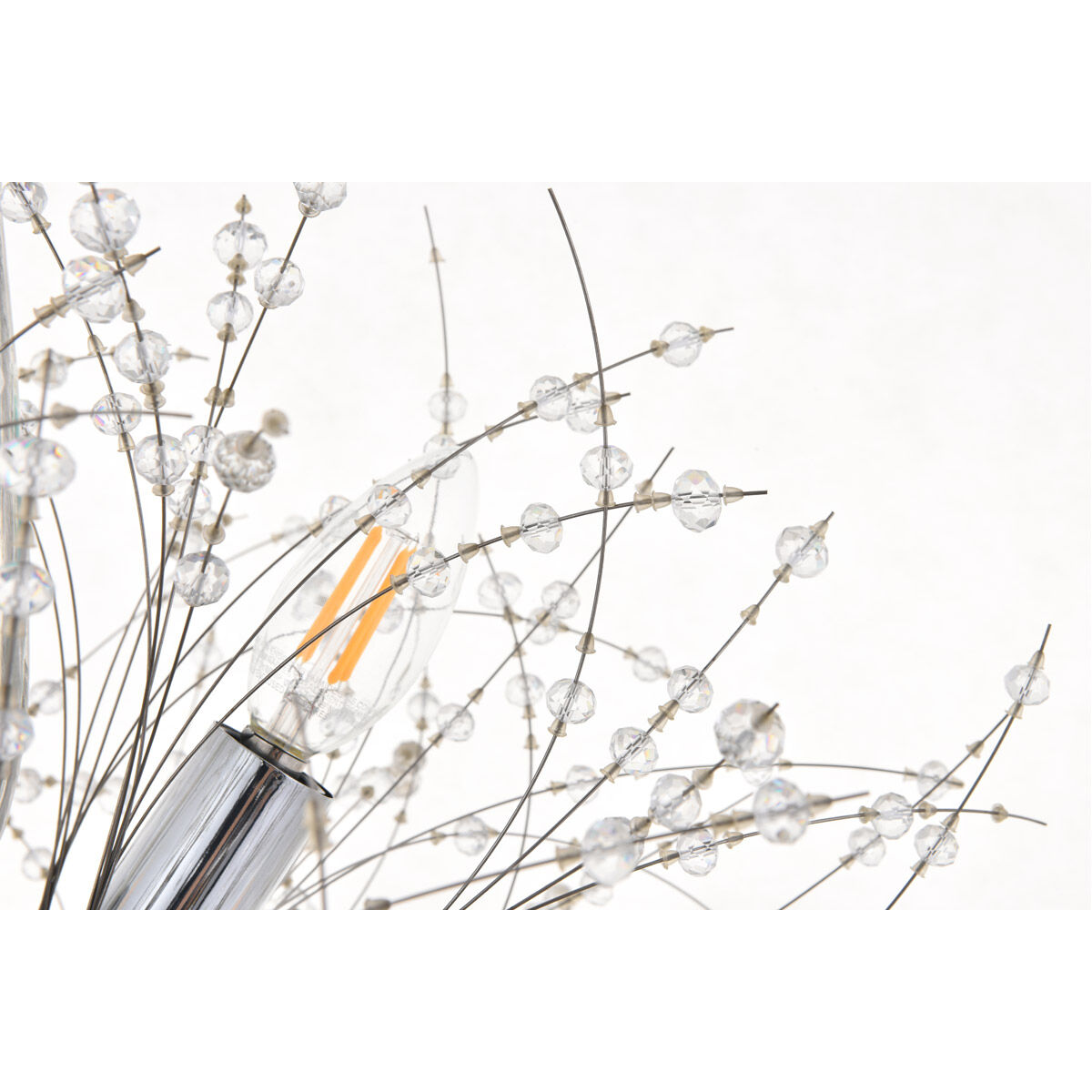 Flores 8 Light 20 inch Chrome Pendant Ceiling Light