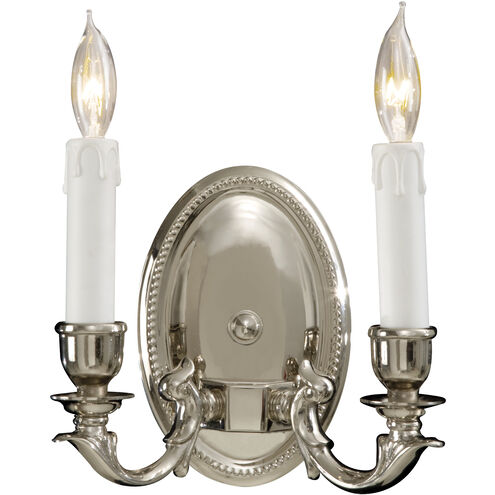 Jonathan 2 Light 8.25 inch Polished Chrome ADA Wall Sconce Wall Light