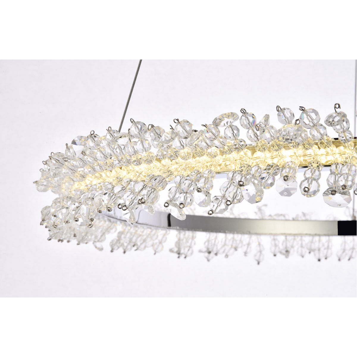 Laurel 26 inch Chrome Pendant Ceiling Light