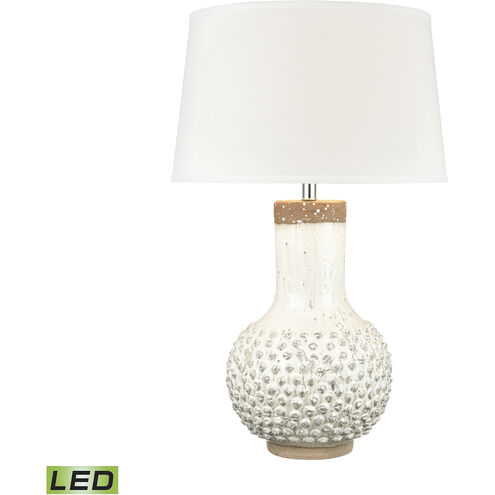 Elinor 32 inch 9.00 watt White Table Lamp Portable Light