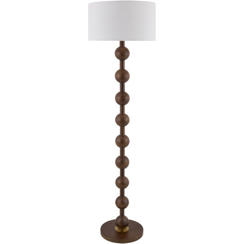 Saline 61 inch 60 watt Painted Accent Floor Lamp Portable Light