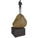 Man on Rock 18.25 X 8.75 inch Sculpture, Medium