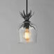 Paloma 1 Light 7.75 inch Anthracite Single Pendant Ceiling Light