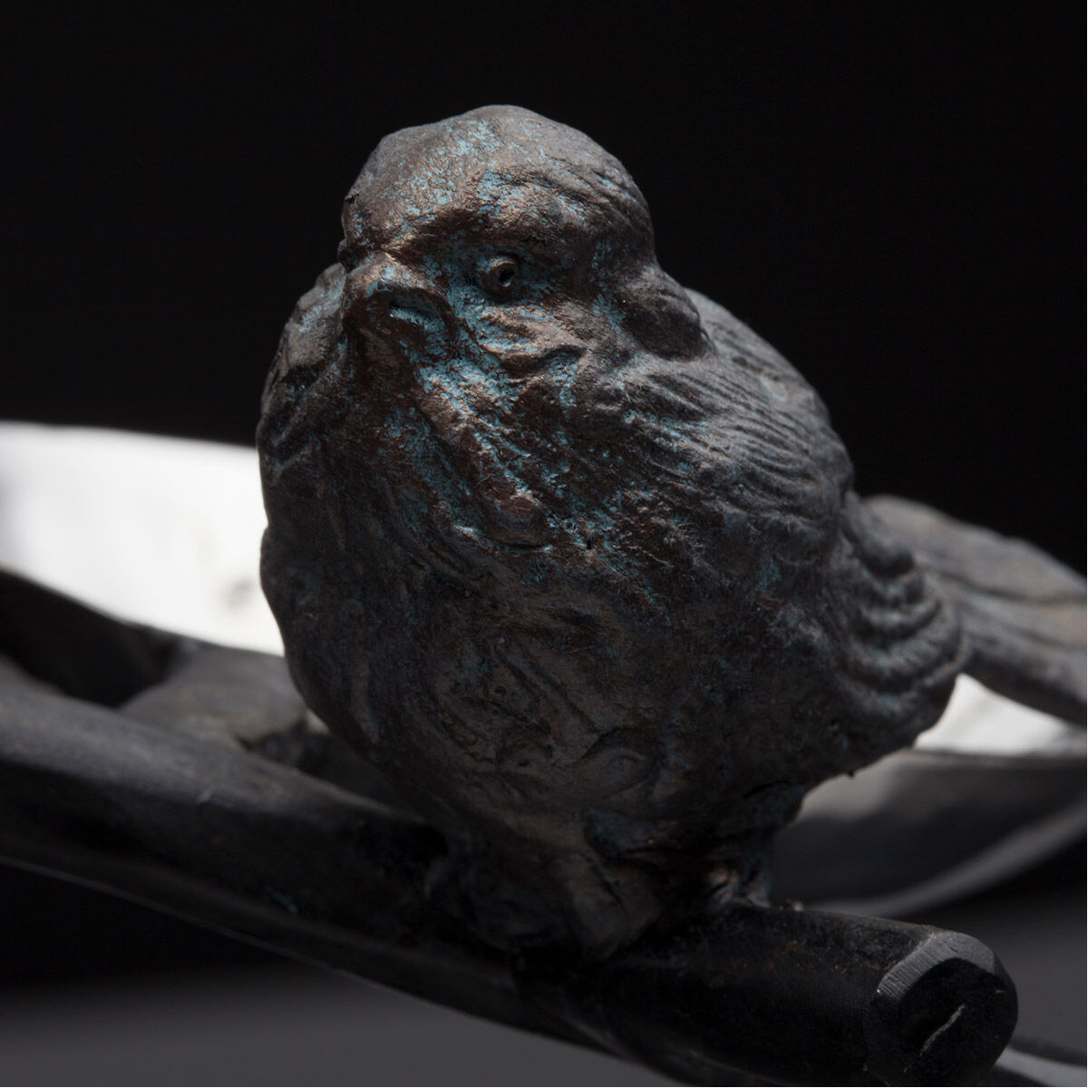 Bird Silver and Bronze Tray