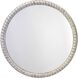 Audrey Beaded 30 X 30 inch White Wood Mirror