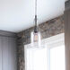 Keeva 1 Light 8 inch Brushed Nickel Pendant Lighting Ceiling Light