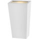Coastal Elements Cruz LED 11 inch Textured White Outdoor Wall Mount Lantern