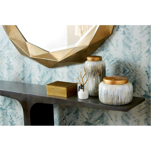 Spirit Drip Olive Glaze Container