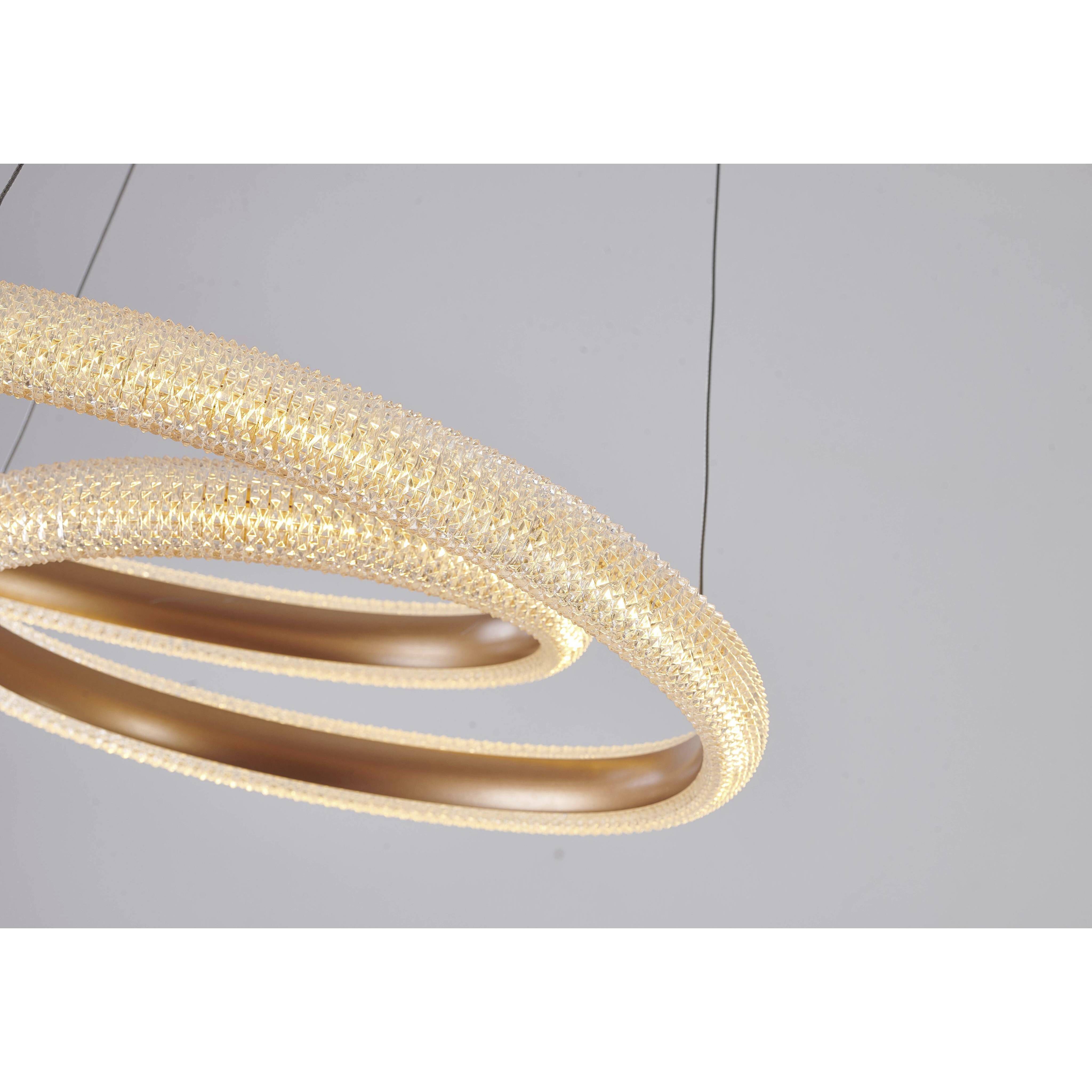 Canada LED 19.7 inch Gold Chandelier Ceiling Light