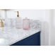 Franklin 48 X 22 X 35 inch Blue Bathroom Vanity Cabinet