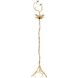 Anita 81.9 inch 3.00 watt White/Gold Floor Lamp Portable Light