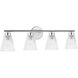 Vienna 4 Light 29 inch Polished Chrome Vanity/Bath Bar Wall Light