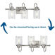 Aiken 3 Light 23 inch Brushed Nickel Bath Vanity Light Wall Light