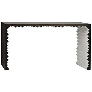 Nelson 60 X 14 inch Ebony Walnut and White Console in Ebony with White
