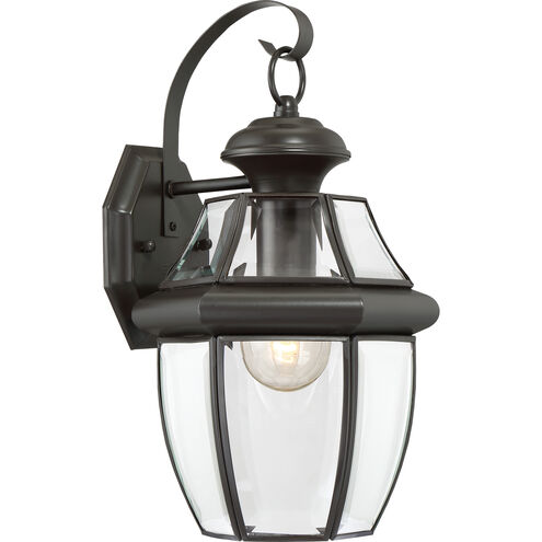 Newbury 1 Light 14 inch Medici Bronze Outdoor Wall Lantern