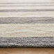 Kali 90 X 63 inch Grey/White Rug in 5 x 7