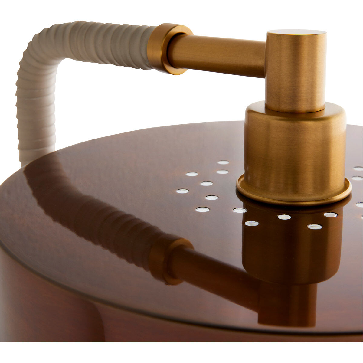 Aaron Sconce Wall Light in Heritage Brass/Antique Brass/Cream/White