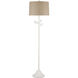 Charny 68 inch 150 watt Gesso White Floor Lamp Portable Light
