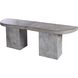 Millfield Polished Concrete Outdoor Bar in Left Side