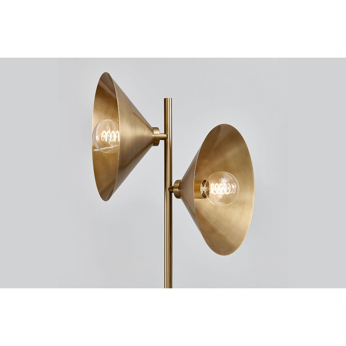 Bash 64 inch 15.00 watt Patina Brass Floor Lamp Portable Light