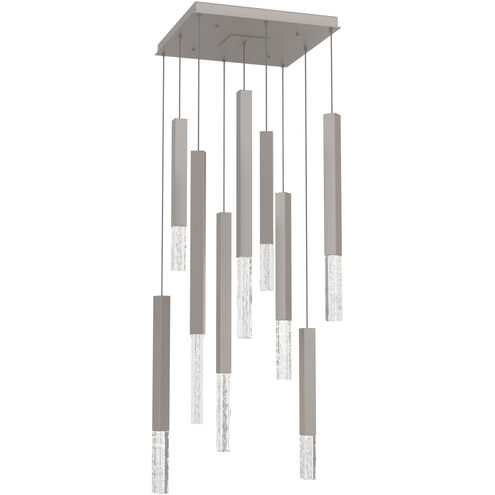 Axis XL LED Metallic Beige Silver Multi-Pendant Ceiling Light in 3000K LED