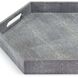 Hex Charcoal Serving Tray