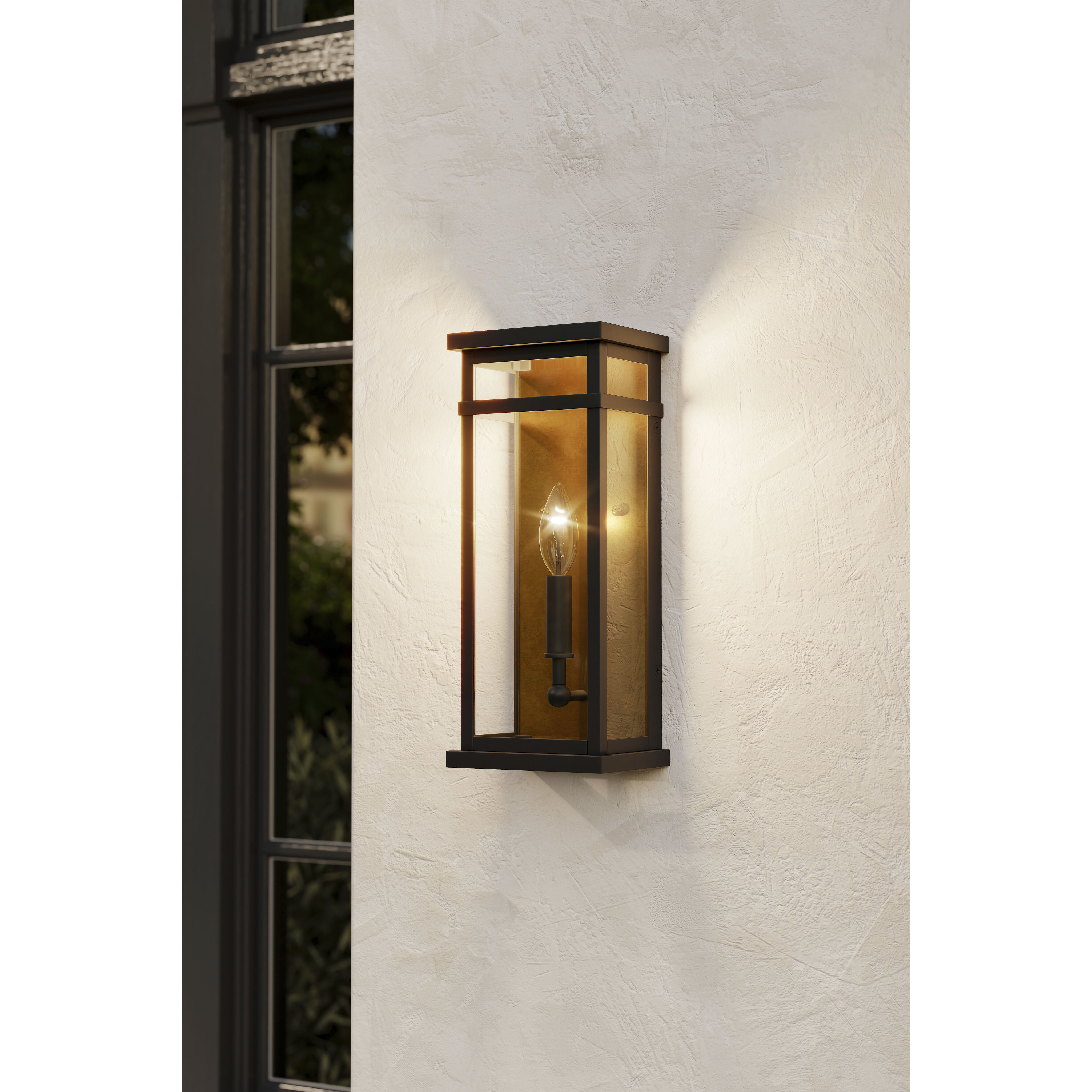 Briarlane 1 Light 14.5 inch Painted Legacy Brass and Dark Bronze Outdoor Wall Sconce