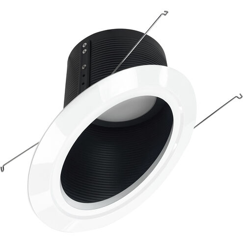 Super Sloped LED Black / White Recessed Retrofit Baffle in 2700K