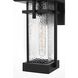 Cambria 1 Light 14 inch Black Outdoor Wall Sconce