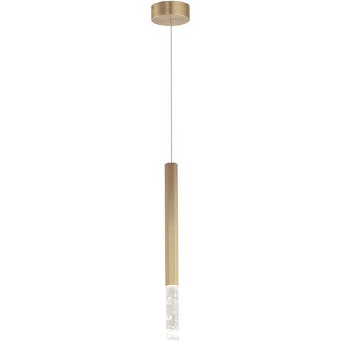 Diaphane LED 1.5 inch Gold Single Pendant Ceiling Light