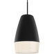 Abu 12 1 Light Black Cord Pendant Ceiling Light