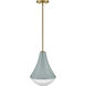 Haddie LED 11 inch Seafoam Pendant Ceiling Light
