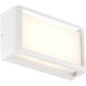 Malibu LED 5 inch White Outdoor Wall Sconce