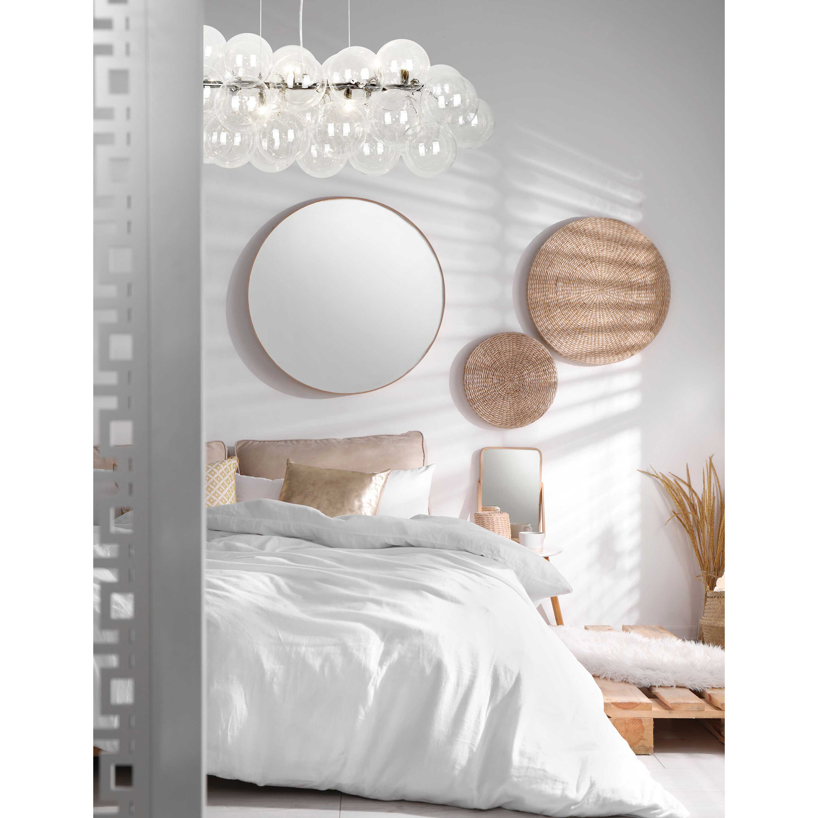 Comet 10 Light 41 inch Clear with Polished Chrome Horizontal Pendant Ceiling Light