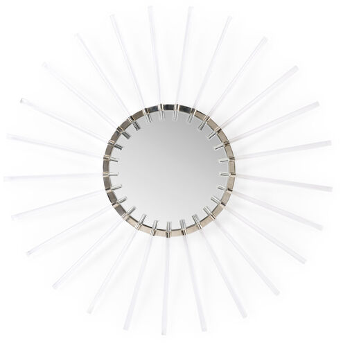 Wildwood 52 X 52 inch Polished Nickel/Clear/Plain Wall Mirror