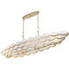 High Tide 6 Light 62.5 inch French Gold Linear Pendant Ceiling Light