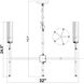 Esme 5 Light 32 inch Matte Black Chandelier Ceiling Light