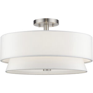 Fontana 4 Light 18.00 inch Semi-Flush Mount
