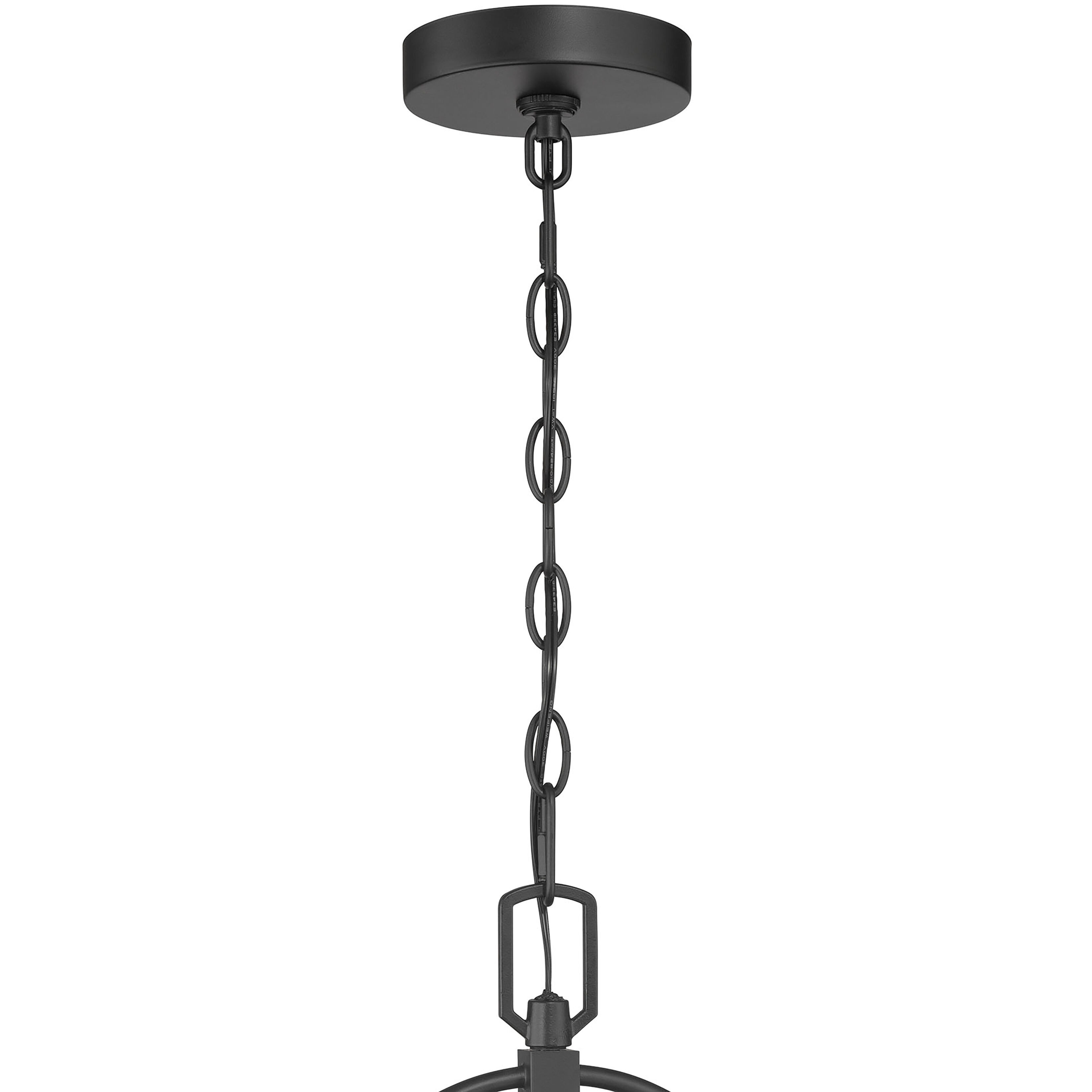 Strathden 2 Light 9 inch Powder Coated Black Outdoor Hanging Lantern