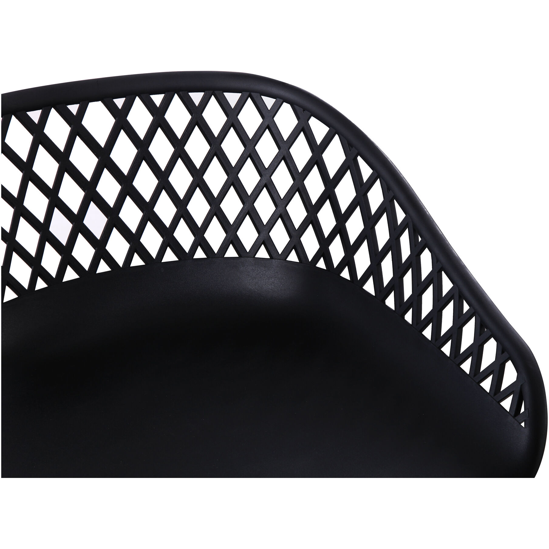 Piazza 37 inch Black Outdoor Barstool