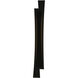 Candora LED 36 inch Black Vanity Light Wall Light